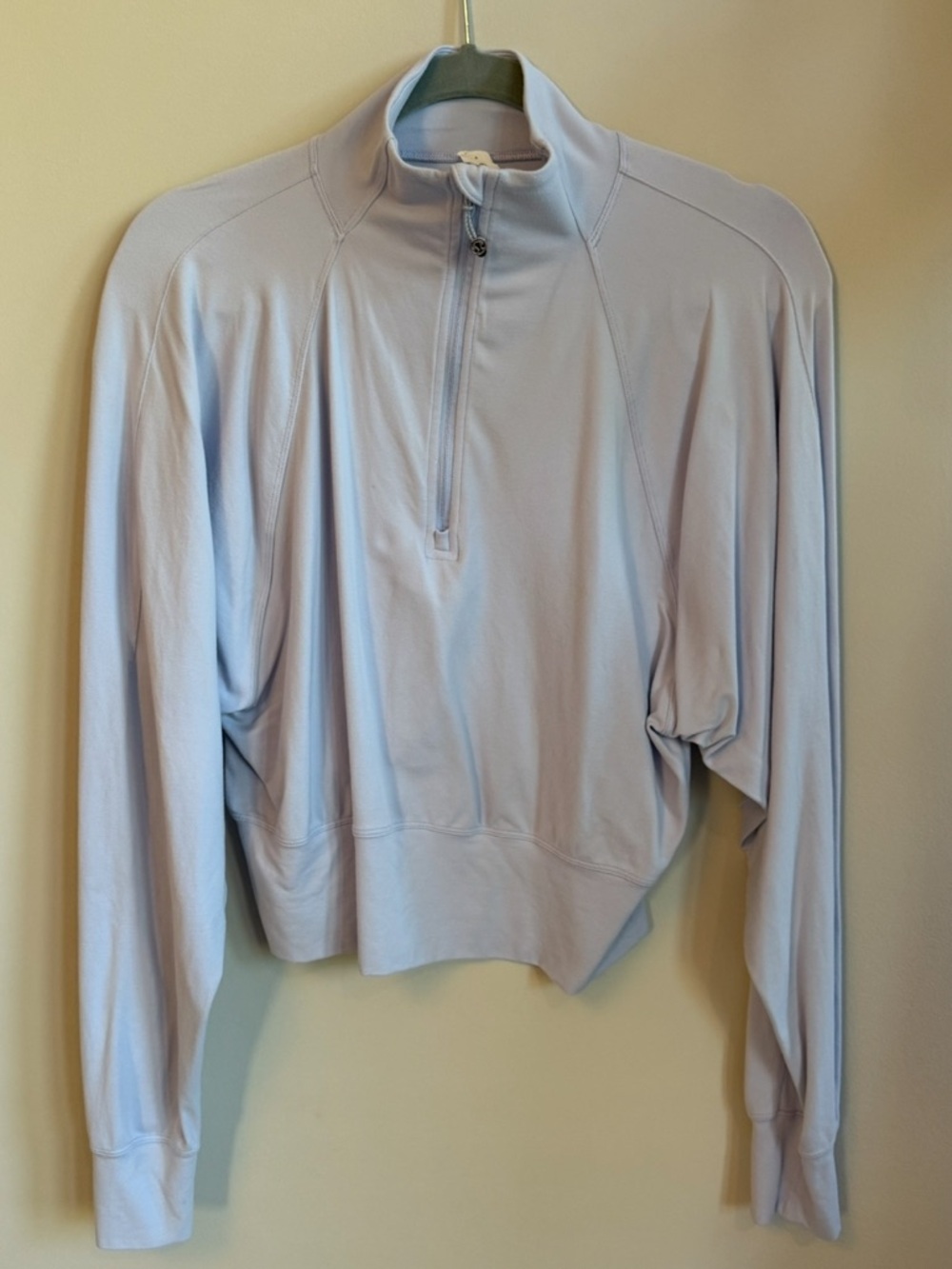 Lululemon pullover half-zip pastel blue